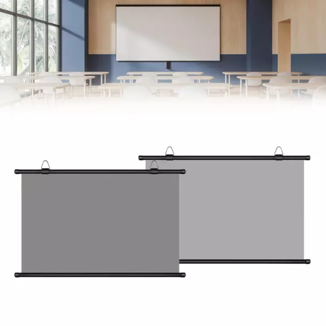 Écran de projection Portable et pliable, pour cinéma, salle de classe,