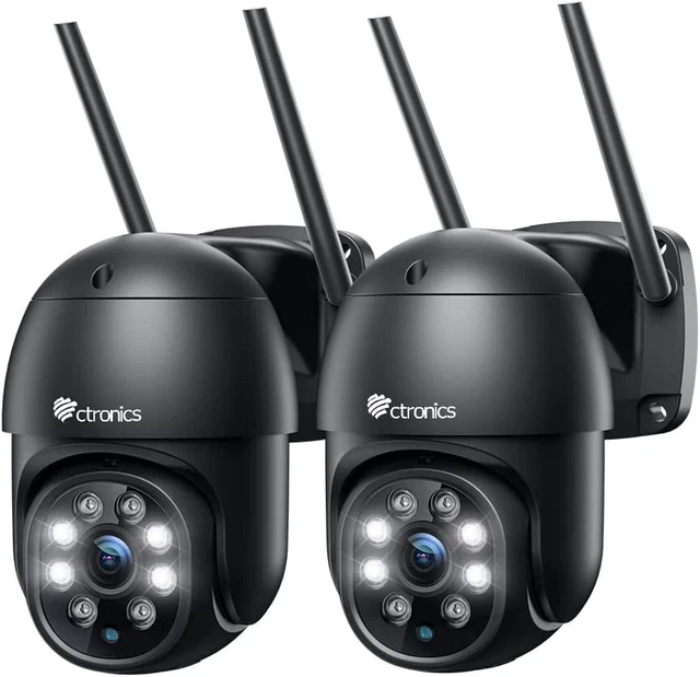 Ctronics PTZ WiFi IP Outdoor Wireless Surveillance Camera, IP Camera 285C-B
