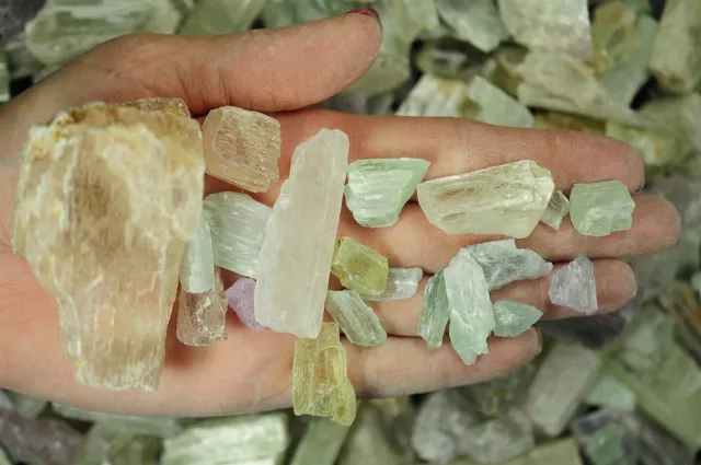 Kunzite - Facet/Cab Mix - 125 Carat Lot