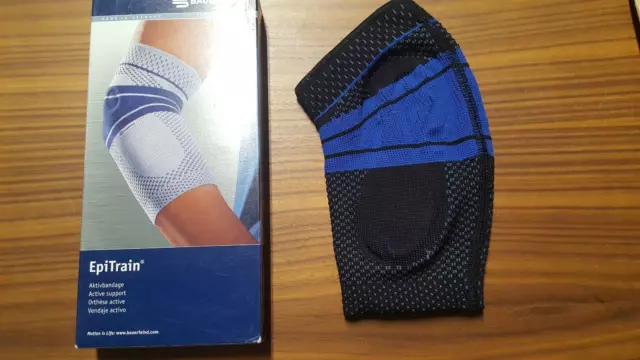 Epitrain Schwarz Ellenbogenbandage Gr 1 Bauerfeind Ellenbogen Ellbogen Bandage I