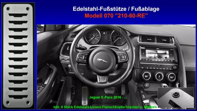 Fußstütze Fußablage Pedal Jaguar E-Pace ab 2017