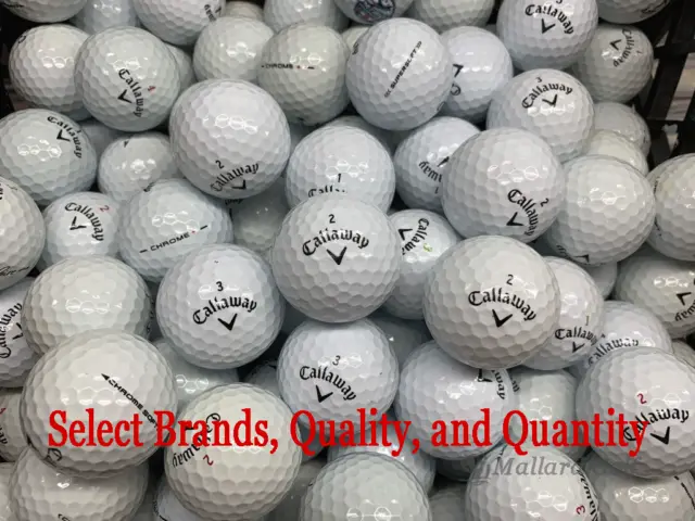 AAA - AAAAA Mint Condition Used Golf Balls Assorted Brands