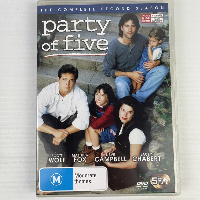 PARTY OF FIVE DVD Season 1-2 1 2 Matthew Fox Neve Campbell Scott Wolf ...