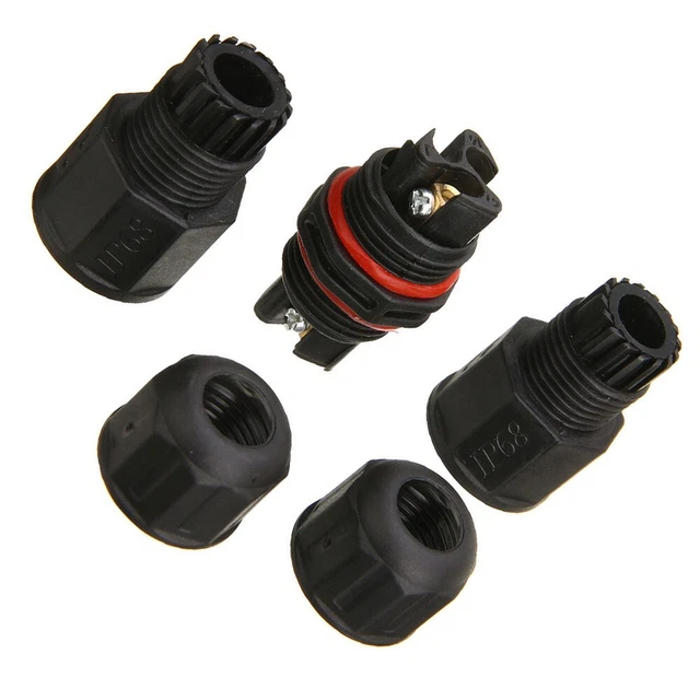 1 pièce fil de câble de connecteur électrique étanche IP67 2 3 broches prise 3