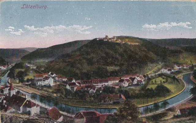 CPA 57 LORRAINE Moselle Sarrebourg Phalsbourg LUTZELBURG Vue, Village & Château