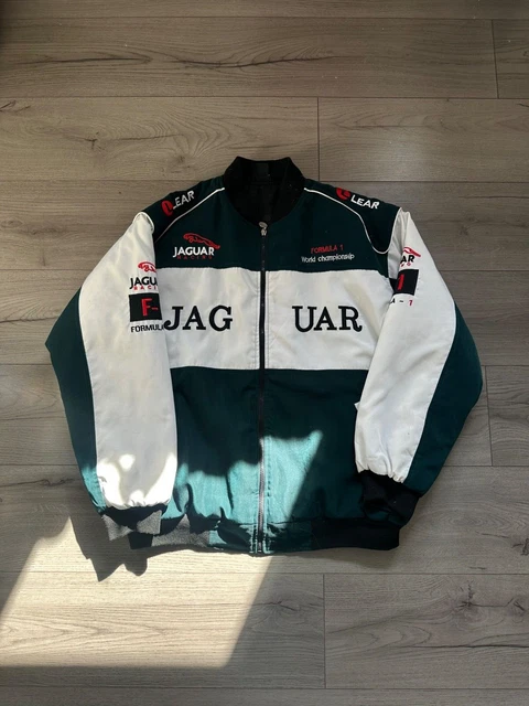 Formula 1 Retro Racing Jacket VINTAGE JAGUAR F1 RACING Jacket Formula 1 World Championship Bomber ...