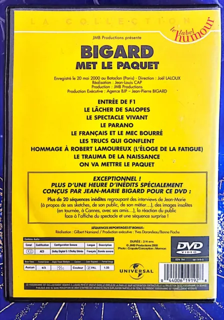 Bigard met Le Paquet dvd /Blaspo boutique 22 3