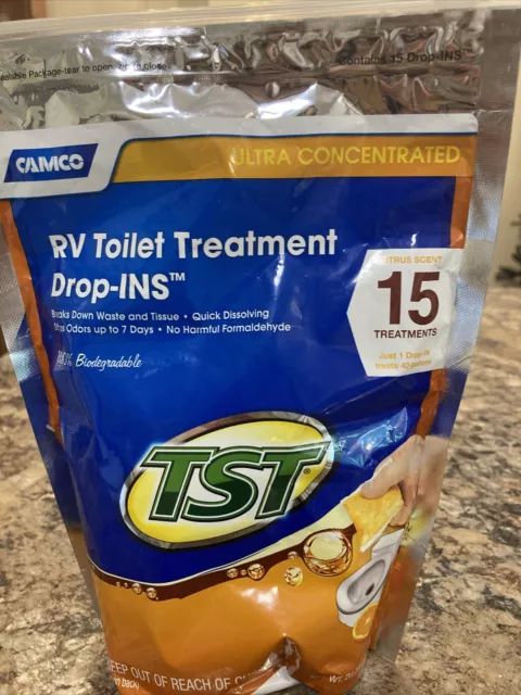 Camco RV Toilet Treatment Drop-ins TST Max 15pk 41189