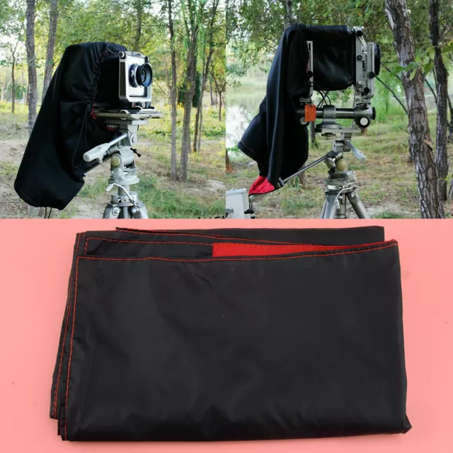 Campana de enfoque tela oscura adecuada para cámara de gran formato 4x5 impermeable