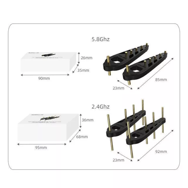 2,4 / 5,8 GHz Yagi Antenna Signal Booster Extender Für DJI FPV Remote Control 2