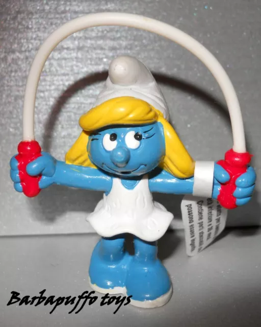 Smurfs Puffi Schlumpf Barbapuffo 20168 Puffa Corda Jump Rope Smurfette