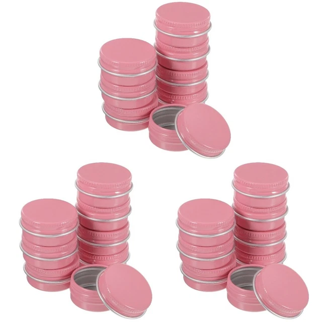 4x Metall-Dosen 10g – Runde Salbendosen Mit Deckel Für Lippenpflege & DIY