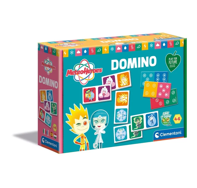 Clementoni Domino Pocket Licorne - 28 Cartes - Jeu D'Observation Et Logique Pour Enfants