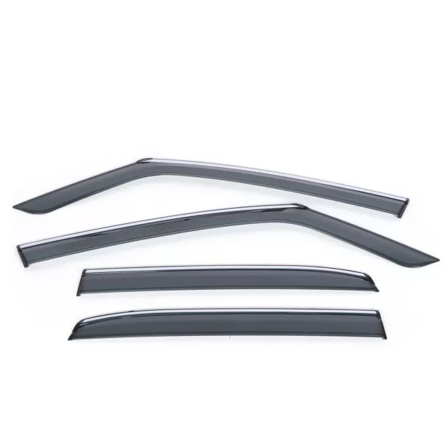 Sun Rain Visor Vent 4pcs Window Deflector Electrosilvering Car Visor Guard