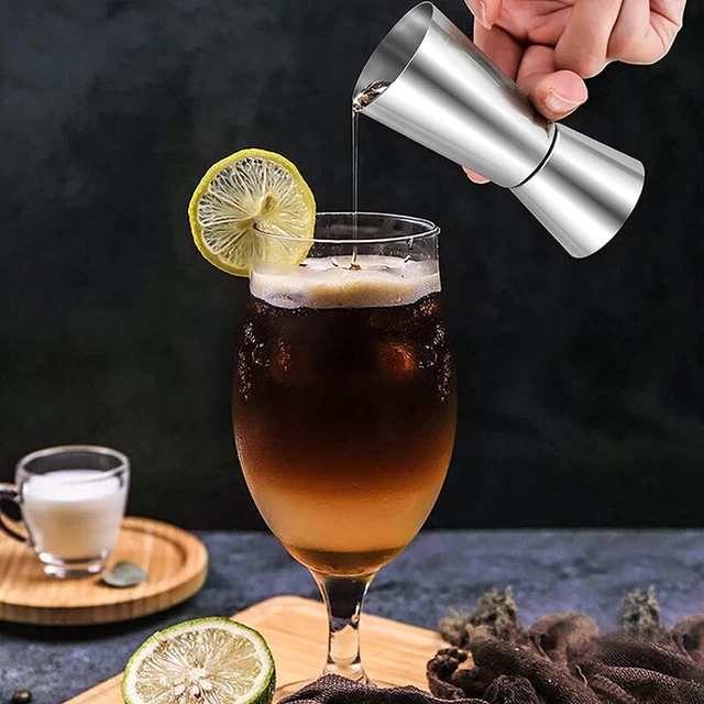 Jigger Per Bar In Acciaio Inox 25/50 Ml - Misurino Professionale Per Cocktail, Vino E Bevande - Foto 8