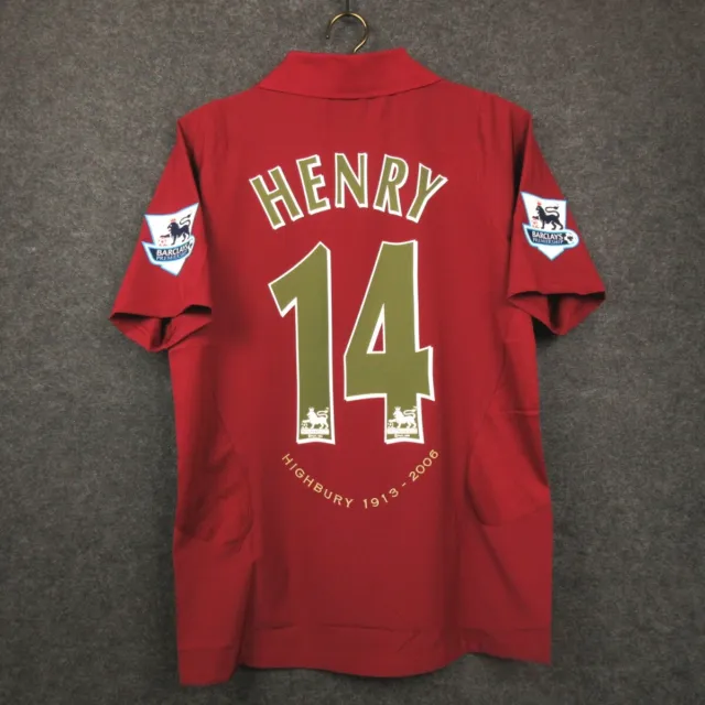 2005-06 Arsenal Vintage Shirt #14 HENRY Fußballtrikot