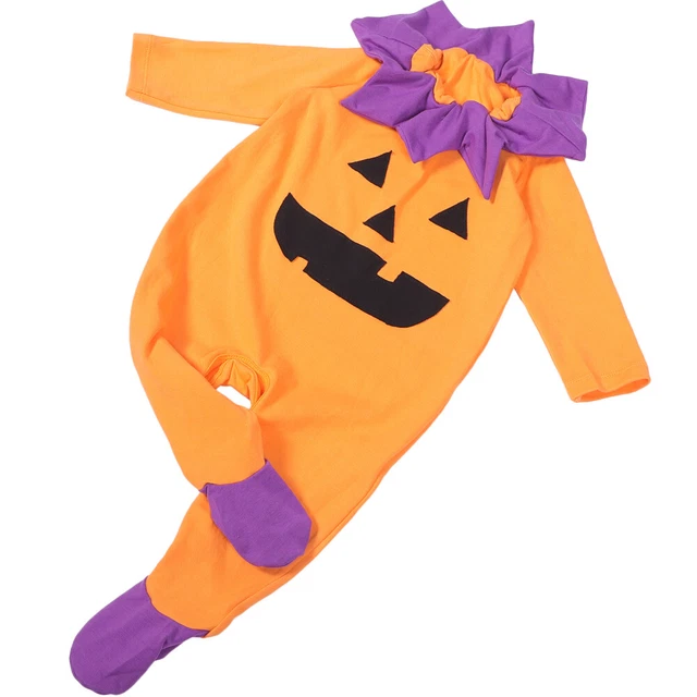 Halloween Baby Romper Toddler Long Sleeve Outfit Halloween Infant Clothes for