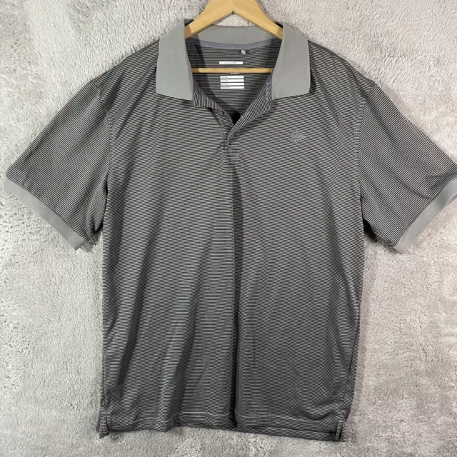 Dunlop Sport Mens Activewear Short Sleeve Polo Shirt Size 3XL Grey