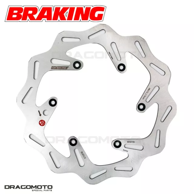 KTM SX 125 1993-2023 BRAKING KT02FID W-FIX Disque Frein Avant gauche