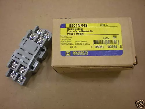 1 Nib Square D 8501 Nr42 8501Nr42 Relay Socket Ser A