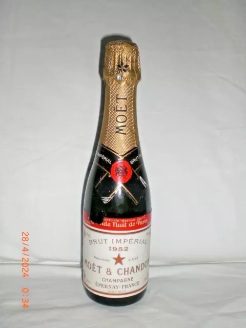 1952 Moet & Chandon Brut Champagner Sonderausgabe 5. Juni 1956 Einzelstück Erbe