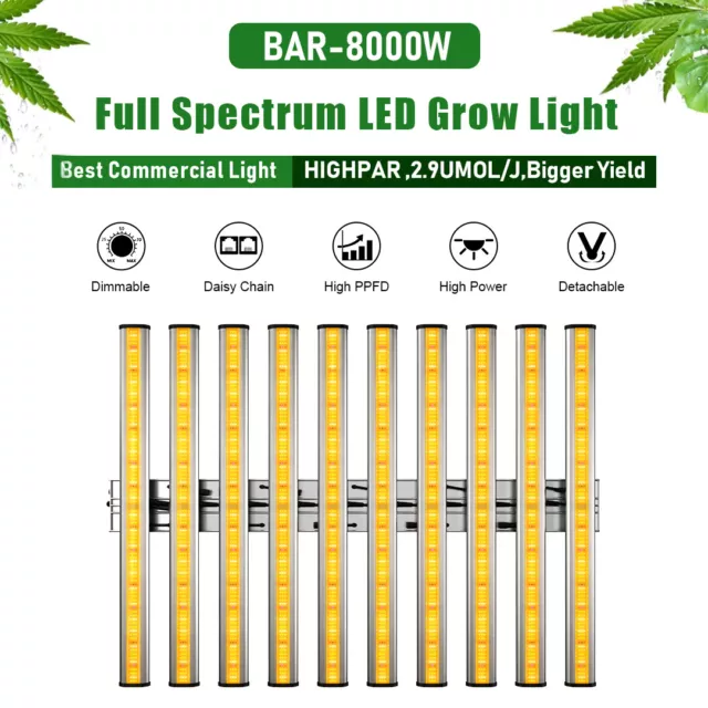 Spider  FC-E8000 800W LED Grow Light Samsung561c Full Spectrum Commercial Indoor