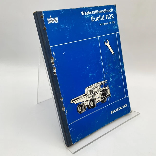 EUCLID TOMBEREAU R32 Manuel D'Atelier Manuel de Réparation EUR 112,04 ...
