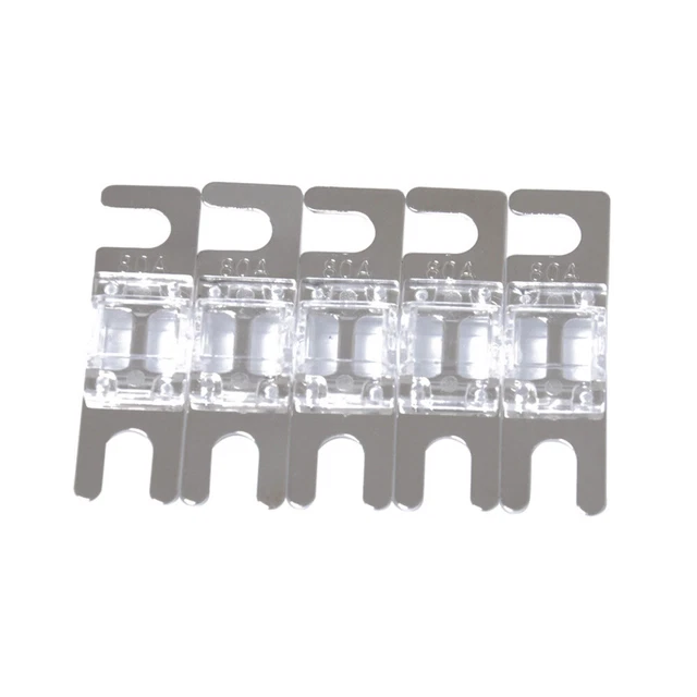 5 Pcs Fusible Anl Fusibles De Rechange Automobiles Voiture Porte-fusible