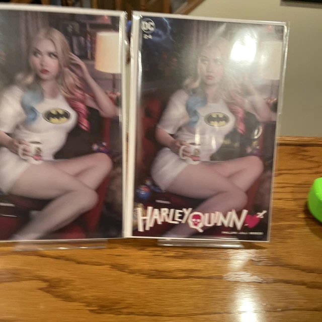 Harley Quinn 24 Trade Virgin Variant Set by Warren Louw NM Batman