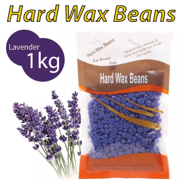 Depilatory Hard Wax Beans Waxing Beads Pellet Hot Brazilian Body Hair Removal