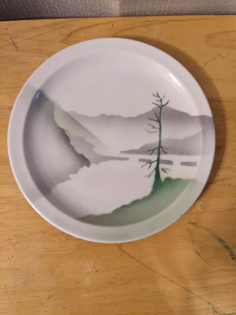 Great Northern Railway Glory Of The West Railroad Syracuse China Salad Plate