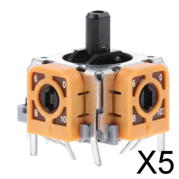 Lot De 5 Joysticks Analogiques De Remplacement Pour Manette PS5 - Module 3D ABS - Pour Réparation Et Dépannage