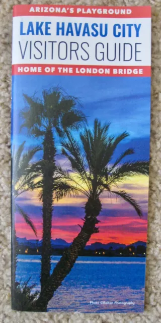 NEW 2023 LAKE HAVASU CITY ARIZONA VISITORS GUIDE; 42 Page Brochure w/Index & Pix