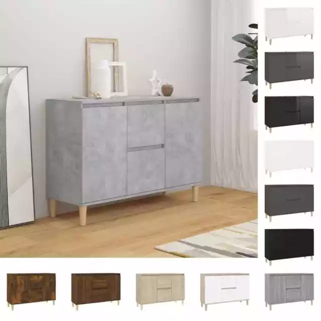 Sideboard Engineered Wood Side Storage Cabinet Buffet Multi Colours vidaXL