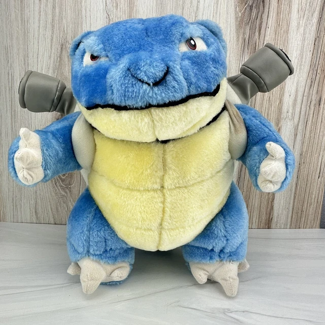 VINTAGE 1999 NINTENDO Pokemon Blue Blastoise 13 Plush Game Play By Play Rare 45.48 PicClick AU