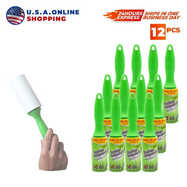 12 Rollers Lint Roller 792 Sheets Pet Hair Removers for Clothes Extra Sticky