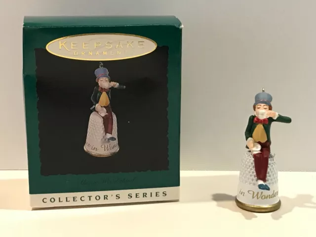 Hallmark Keepsake Ornament Miniature 1996 Alice in Wonderland Mad Hatter #2