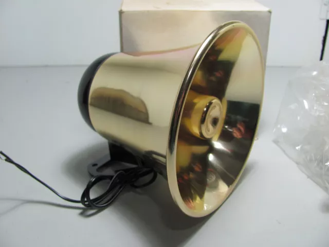 Vintage CB PA Horn Speaker 10 Watt 8 Ohms NOS Complete In Box Tested & Working