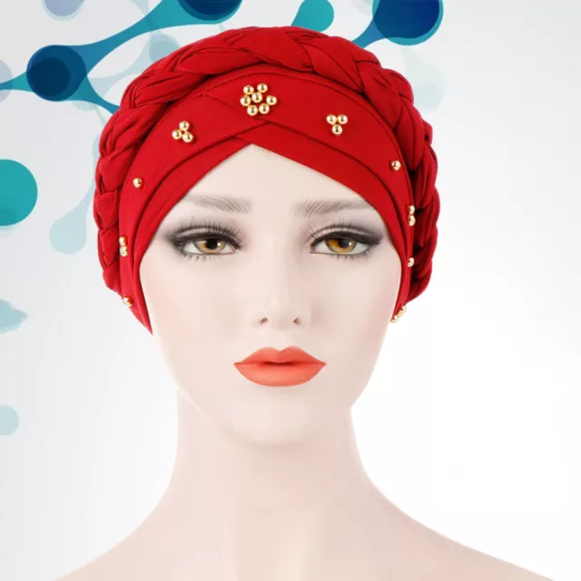 Haarturbane Für Frauen Turban-Hut-Stretch Beads Europäisch Und Amerikanisch