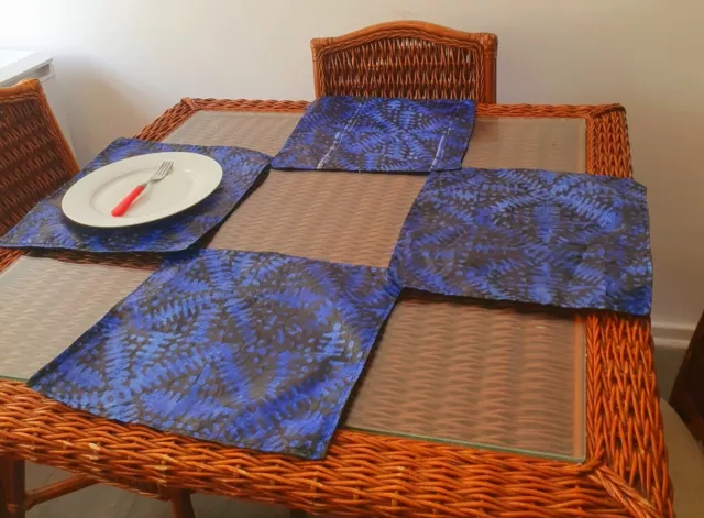 Placemat set of 6 set of 4,2, African ankara print placemat, Ethnic Traditional