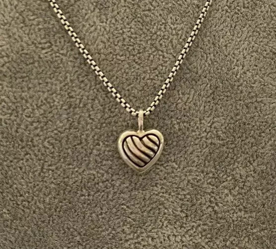 DAVID YURMAN BOX Chain Necklace Long 1.5mm Sterling 925 With
