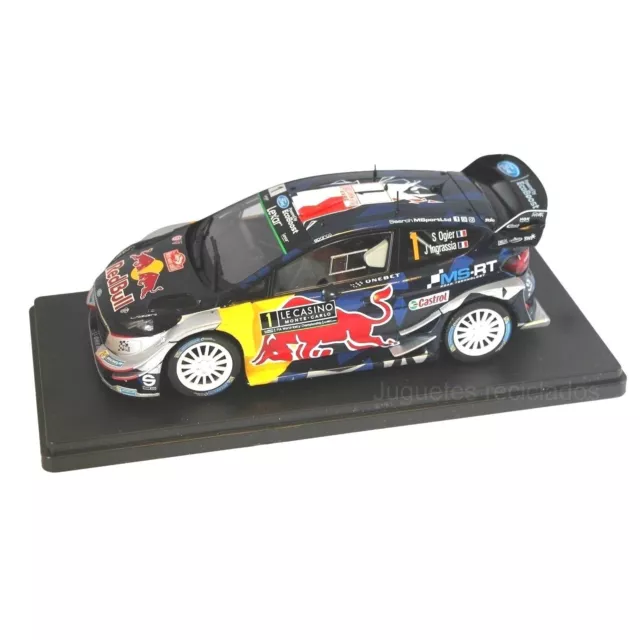 1:24 ford Fiesta WRC Ogier Rally Montecarlo 2017 modellauto