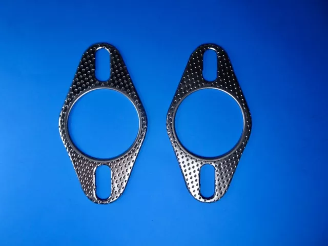 2.25 “ Inch / 56mm High Performance Two Bolt Hole Exhaust Gasket / Fire Ring x 2