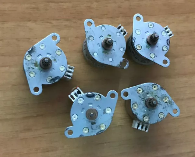 Lotto 5 Pcs Motori Passo Passo Pm25L-024 Stepper Motor Arduino 12-24V