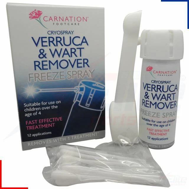 CARNATION CRYOSPRAY VERRUCA and Wart Remover Freeze Spray Easy Use