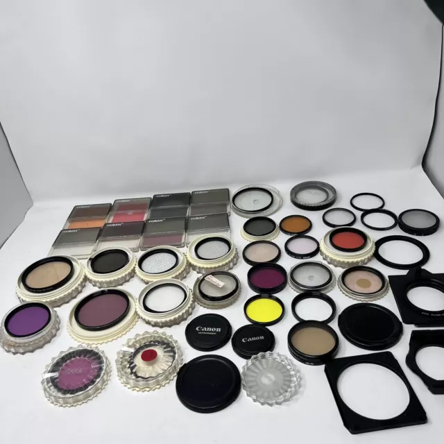 Lot of Cokin A, Tiffen,  Hoya, Holder, lens & Filters Various Types and Sizes