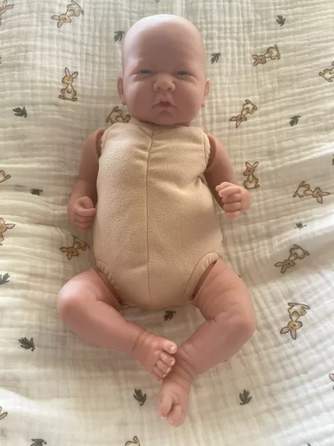 Reborn Baby Girl Preemie - Berenguer doll cloth body vinyl weighted limbs. 3