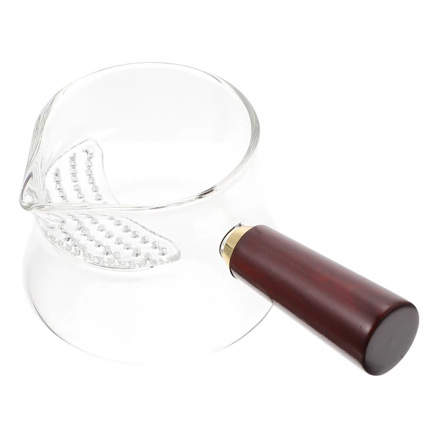 Glas Gong Kung Fu Tee Tasse mit Holzgriff 280ml