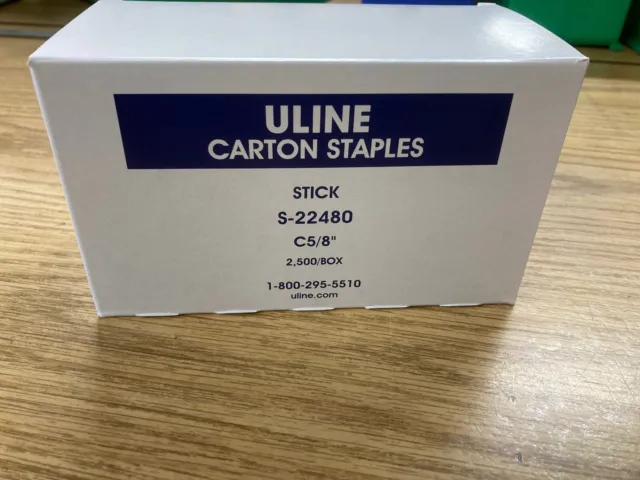 I Box Uline Carton Box Staples C5/8 Staples S-22480 S-289 2,500 Staples Each