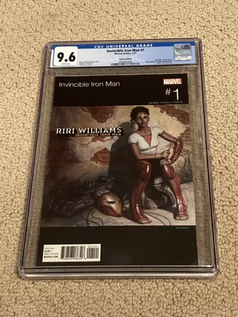 Invincible Iron Man #1 CGC 9.6 White (Hip Hop Variant!!)- Riri Williams Cover!!